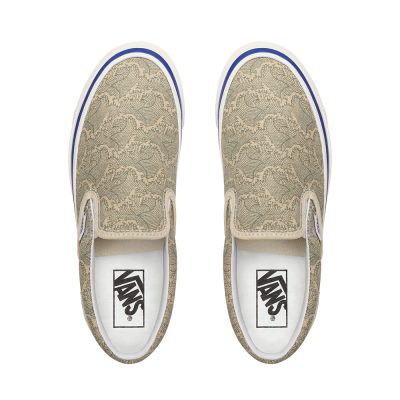 Vans Anaheim Factory Classic Slip-On 98 DX - Kadın Slip-On Ayakkabı (Krema)